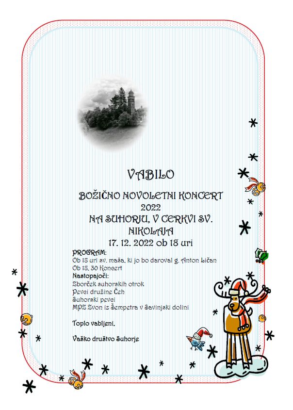 Koncert Suhorje